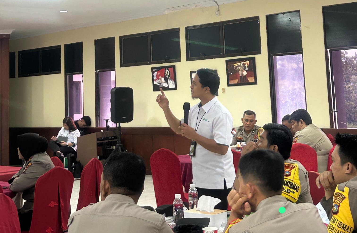 Ket Poto: BPJAMSOSTEK Batam Sosialisasikan Program pada Bhabinkamtibmas Polresta Barelang. (Poto/ humas BPJS Sekupang)