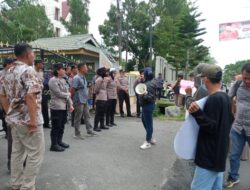 Gelar Aksi Unras di Kantor Kejari Kisaran, Begini Tuntutan KAEM Sumut