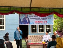 Gelar Reses  Dua titik,  di kecamatan Merbau,Darsini Kucurkan 1 ke PUPR untuk infrastruktur