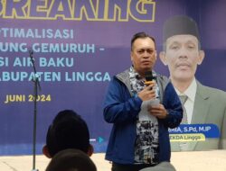 Perbaikan Pipa Tua Embung Gemuruh dimulai, Bupati Nijar Apresiasi Kolaborasi PDAM dan PUPR Lingga