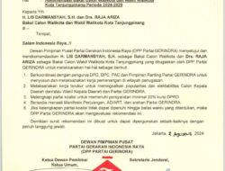 Partai Gerindra Berikan Dukungan Untuk Lis dan Raja Ariza Maju Pilwako