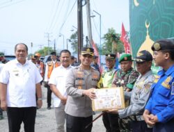 Bupati Asahan dan Forkopimda Tinjau Pos Pengamanan Lebaran 2025